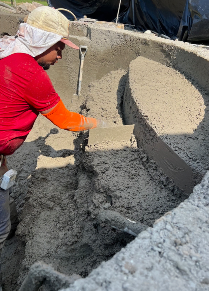 Gunite Work Detail